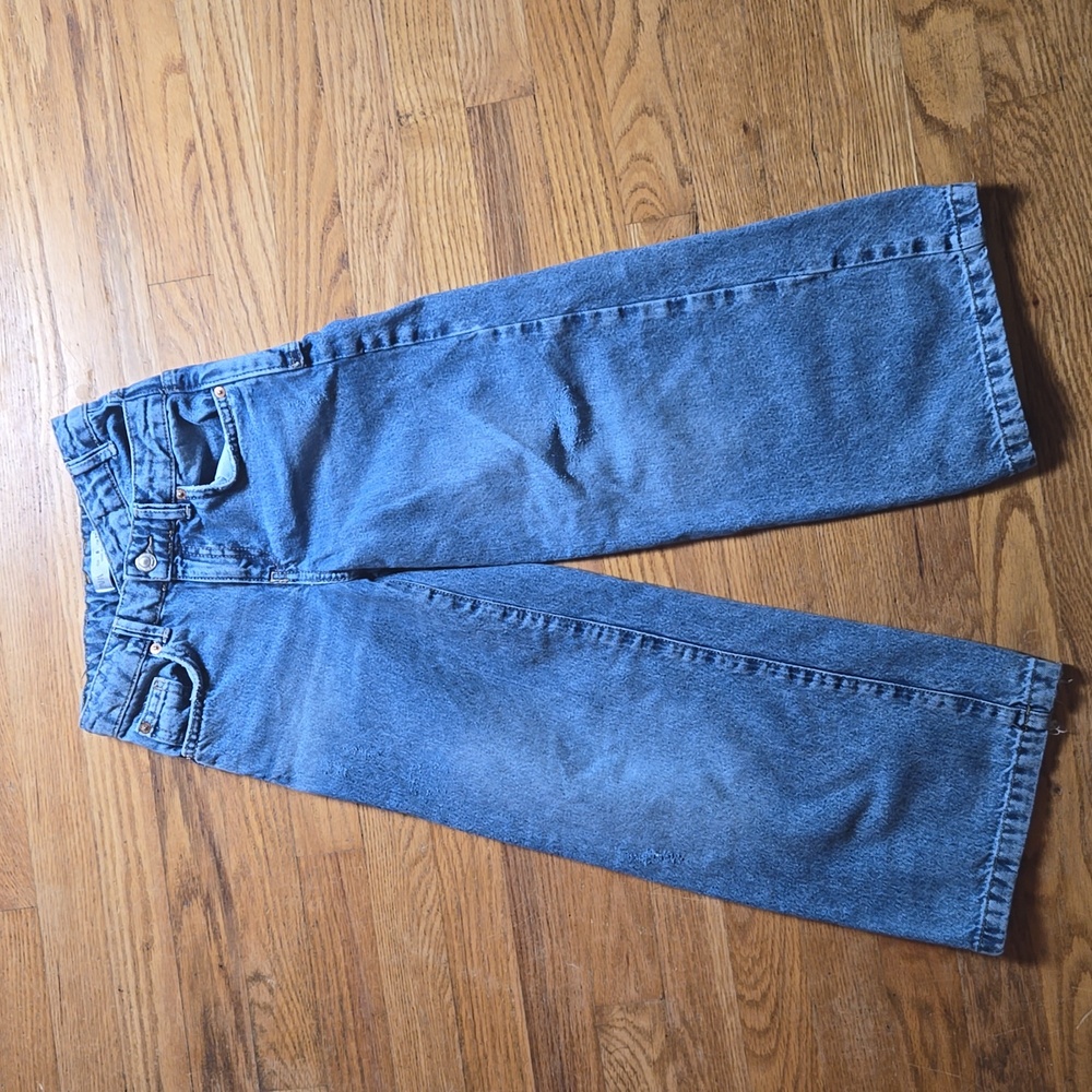 Zara Kids Wide-Leg Blue Jeans